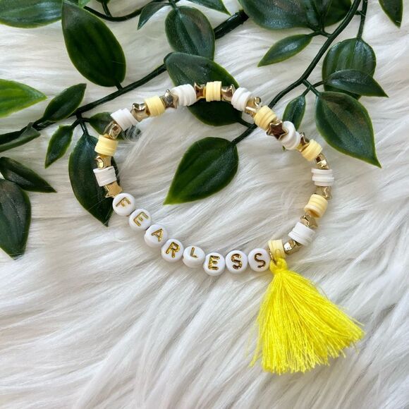 Taylor Swift Fearless Clay Bead Bracelets - Picture 2 of 14